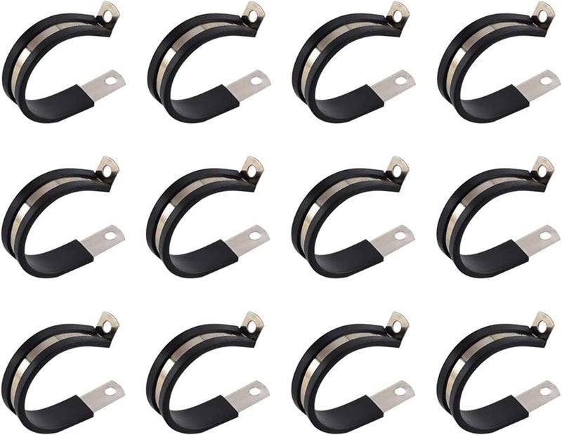 12PCS 1.75 inch UTV ATV Connector Windshield Clamp Compatible with Polaris RZR 800 XP900 Ranger 400 500 700 XP 800 Crew, Compatible with Yamaha Rhino 450 660 700